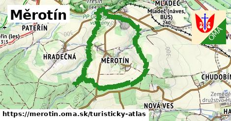 ikona Turistická mapa turisticky-atlas v merotin