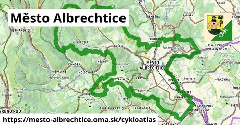 ikona Cyklo cykloatlas v mesto-albrechtice