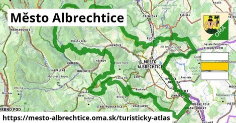 ikona Turistická mapa turisticky-atlas v mesto-albrechtice