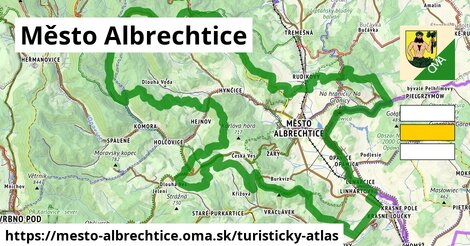 ikona Turistická mapa turisticky-atlas v mesto-albrechtice