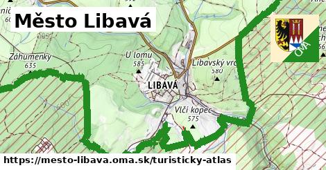 ikona Turistická mapa turisticky-atlas v mesto-libava