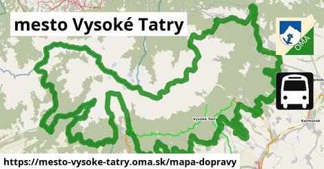 ikona Mapa dopravy mapa-dopravy v mesto-vysoke-tatry