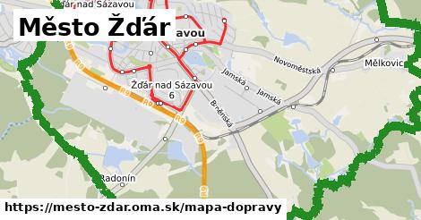 ikona Mapa dopravy mapa-dopravy v mesto-zdar