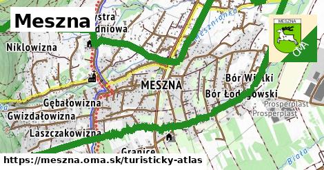 ikona Turistická mapa turisticky-atlas v meszna