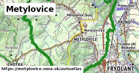 ikona Mapa autoatlas v metylovice