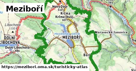 ikona Turistická mapa turisticky-atlas v mezibori