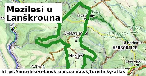 ikona Turistická mapa turisticky-atlas v mezilesi-u-lanskrouna