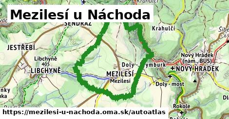 ikona Mapa autoatlas v mezilesi-u-nachoda