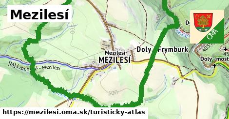 ikona Turistická mapa turisticky-atlas v mezilesi