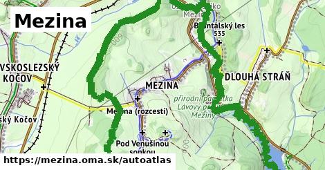 ikona Mapa autoatlas v mezina