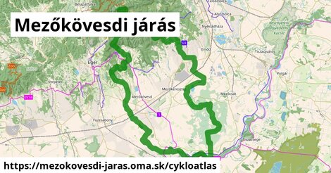 ikona Cyklo cykloatlas v mezokovesdi-jaras