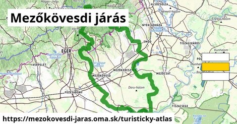 ikona Turistická mapa turisticky-atlas v mezokovesdi-jaras