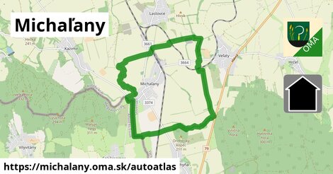 ikona Mapa autoatlas v michalany