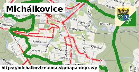 ikona Mapa dopravy mapa-dopravy v michalkovice