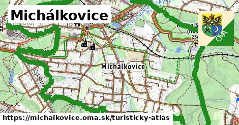 ikona Turistická mapa turisticky-atlas v michalkovice