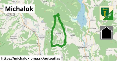 ikona Mapa autoatlas v michalok