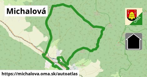 ikona Mapa autoatlas v michalova