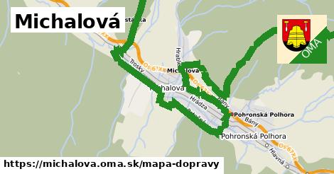 ikona Mapa dopravy mapa-dopravy v michalova