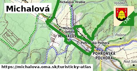 ikona Turistická mapa turisticky-atlas v michalova