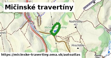 ikona Mapa autoatlas v micinske-travertiny