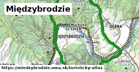 ikona Turistická mapa turisticky-atlas v miedzybrodzie