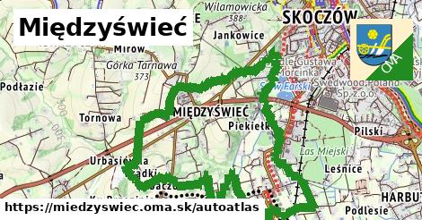 ikona Mapa autoatlas v miedzyswiec