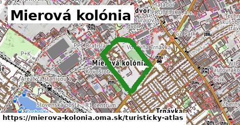 ikona Mierová kolónia: 0 m trás turisticky-atlas v mierova-kolonia