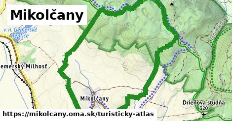 ikona Turistická mapa turisticky-atlas v mikolcany