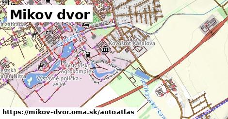 ulice v Mikov dvor