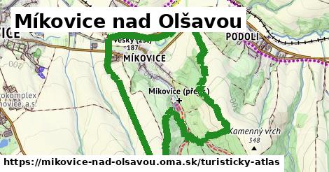 ikona Míkovice nad Olšavou: 0 m trás turisticky-atlas v mikovice-nad-olsavou