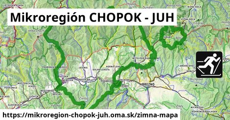 ikona Zimná mapa zimna-mapa v mikroregion-chopok-juh