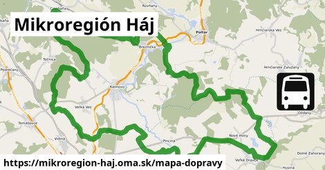 ikona Mapa dopravy mapa-dopravy v mikroregion-haj