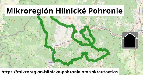 ikona Mapa autoatlas v mikroregion-hlinicke-pohronie