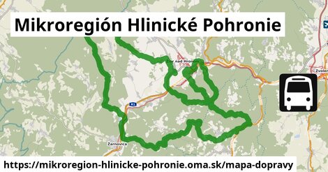 ikona Mapa dopravy mapa-dopravy v mikroregion-hlinicke-pohronie