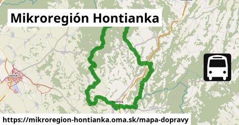 ikona Mapa dopravy mapa-dopravy v mikroregion-hontianka