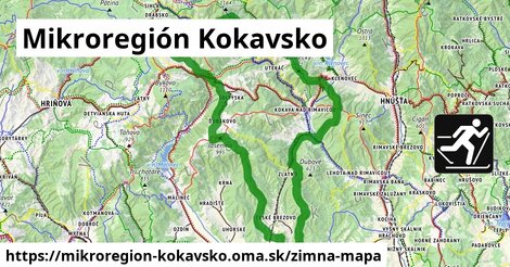 ikona Mikroregión Kokavsko: 6,1 km trás zimna-mapa v mikroregion-kokavsko