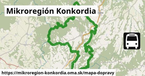 ikona Mapa dopravy mapa-dopravy v mikroregion-konkordia