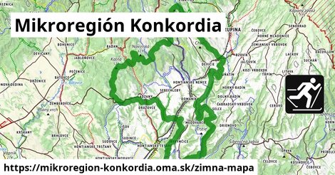 ikona Zimná mapa zimna-mapa v mikroregion-konkordia