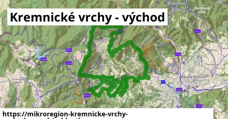 ikona Cyklo cykloatlas v mikroregion-kremnicke-vrchy-vychod