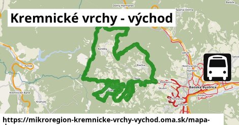 ikona Mapa dopravy mapa-dopravy v mikroregion-kremnicke-vrchy-vychod