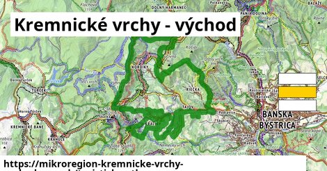 ikona Turistická mapa turisticky-atlas v mikroregion-kremnicke-vrchy-vychod