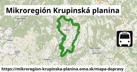 ikona Mapa dopravy mapa-dopravy v mikroregion-krupinska-planina