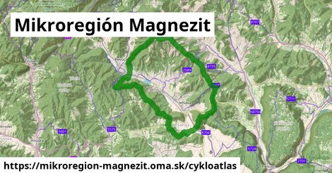 ikona Mikroregión Magnezit: 29 km trás cykloatlas v mikroregion-magnezit