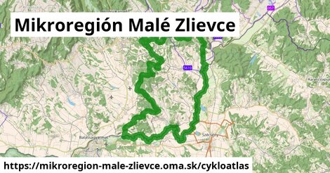 ikona Cyklo cykloatlas v mikroregion-male-zlievce