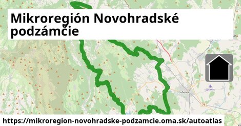 ikona Mapa autoatlas v mikroregion-novohradske-podzamcie