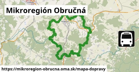 ikona Mapa dopravy mapa-dopravy v mikroregion-obrucna