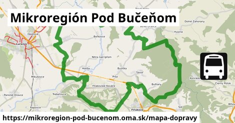 ikona Mapa dopravy mapa-dopravy v mikroregion-pod-bucenom