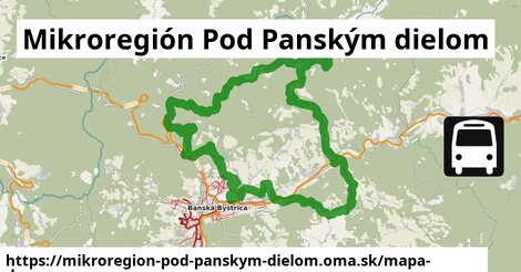 ikona Mapa dopravy mapa-dopravy v mikroregion-pod-panskym-dielom