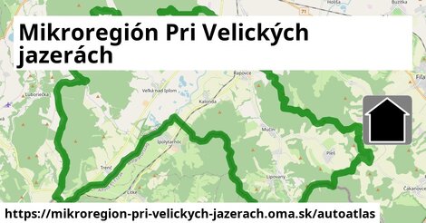 ikona Mapa autoatlas v mikroregion-pri-velickych-jazerach