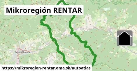 ikona Mapa autoatlas v mikroregion-rentar